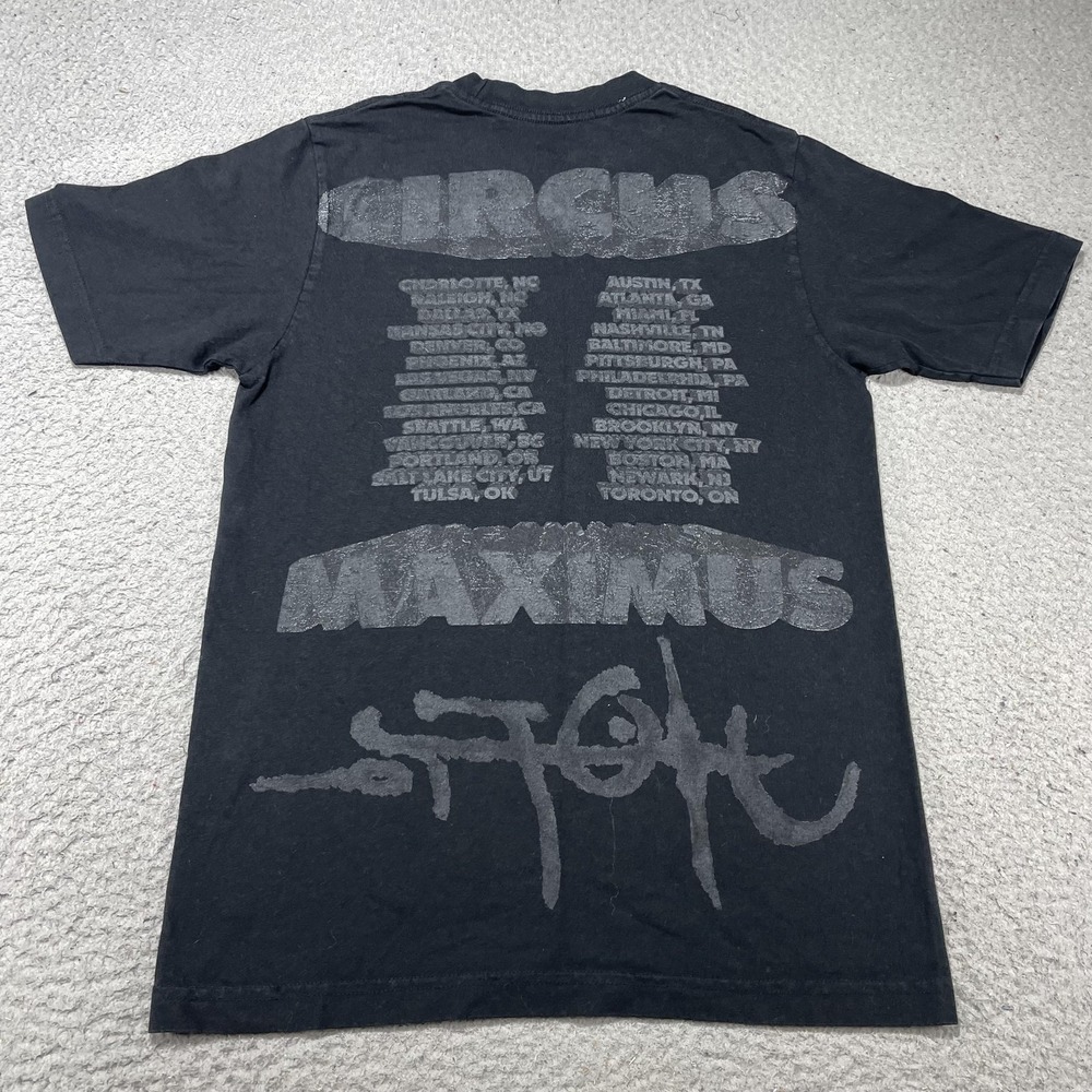 Travis Scott Shirt Mens Small Black Circus Maximus Tour 2023 Rap Graphic Tee - Picture 5 of 9